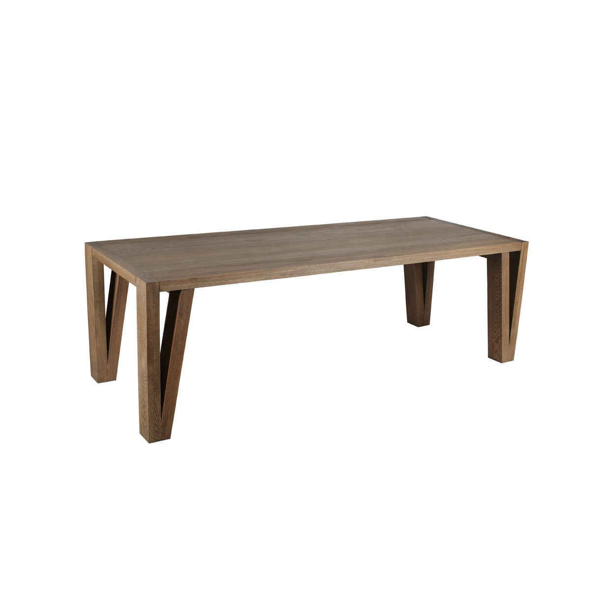 Mesa de comedor rectangular de roble Iznalloz