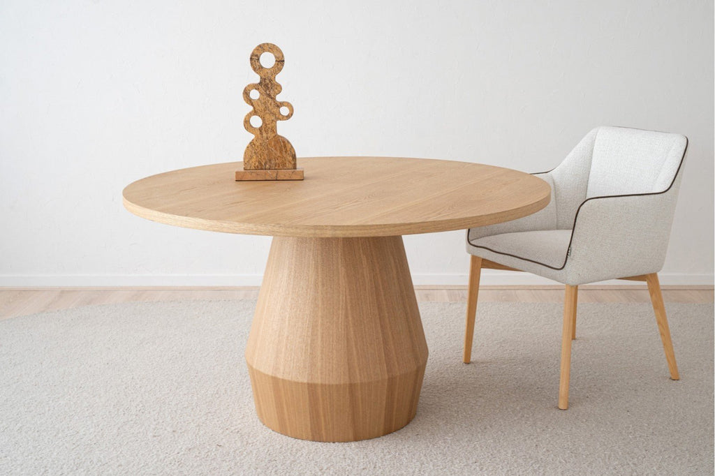 Mesa de Comedor Redonda Cerveteri - #pino_y_jacaranda#