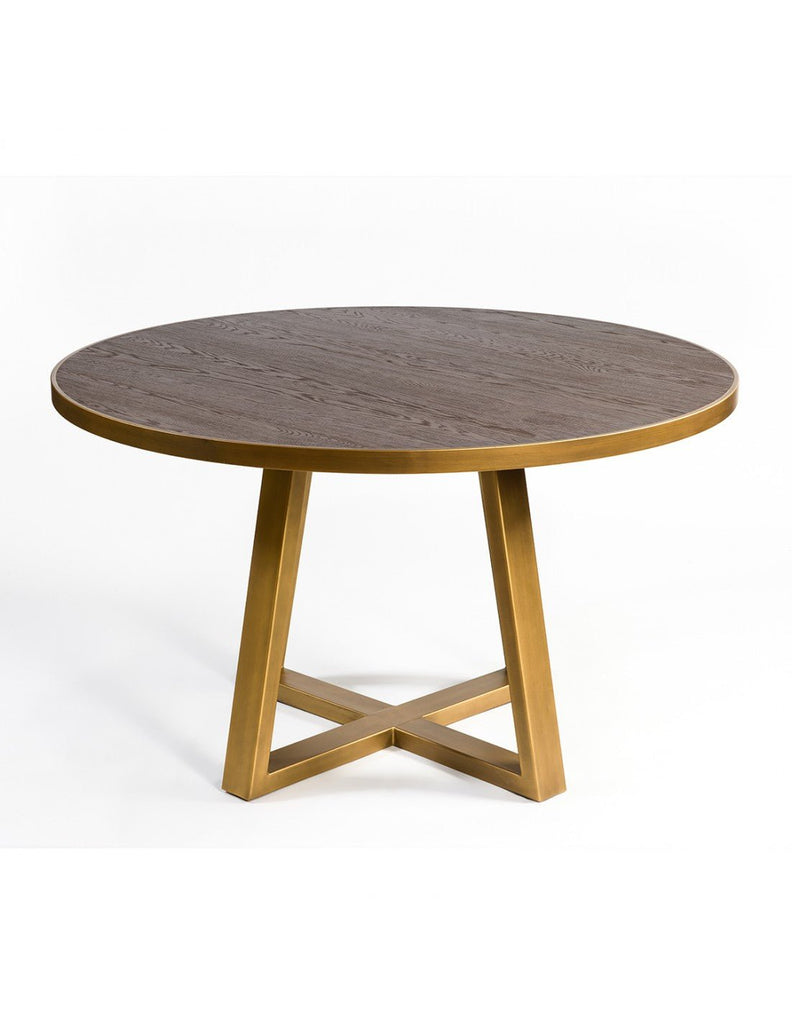 Mesa de Comedor Redonda Lusaka - #pino_y_jacaranda#