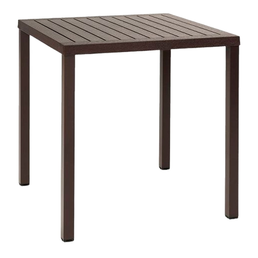 Mesa de exterior de resina y aluminio Gea