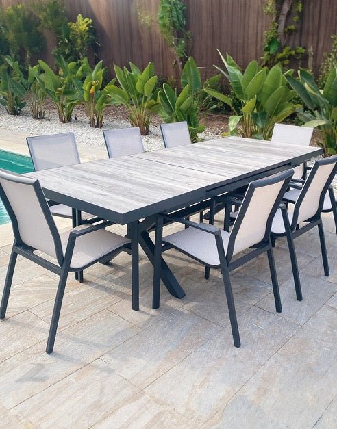 Mesa de Exterior Extensible Goris - #pino_y_jacaranda#