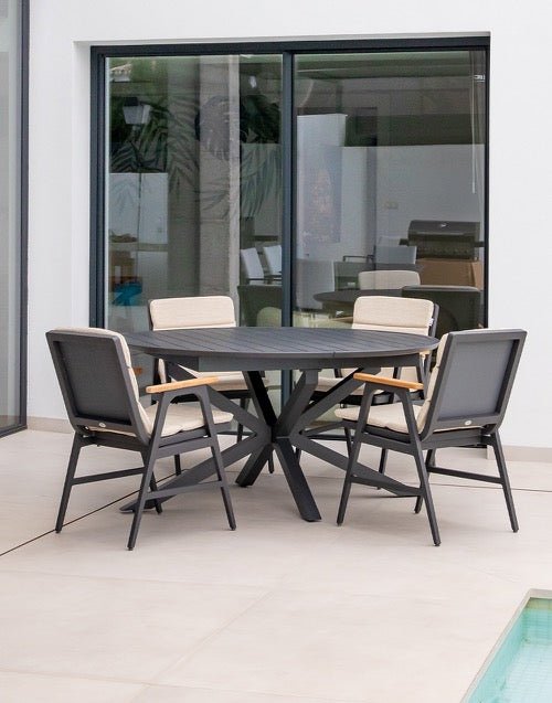 Mesa de Exterior Extensible Lorca - #pino_y_jacaranda#