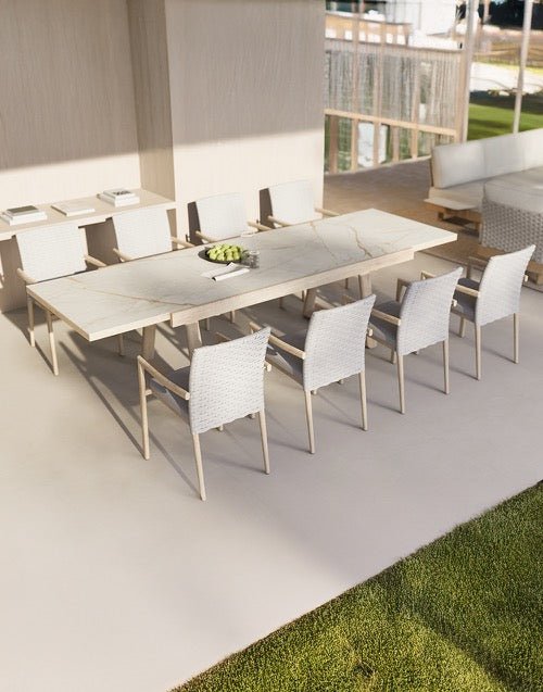 Mesa de Exterior Extensible Rai - #pino_y_jacaranda#