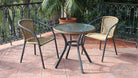 Mesa de Exterior Redonda Sevan - #pino_y_jacaranda#