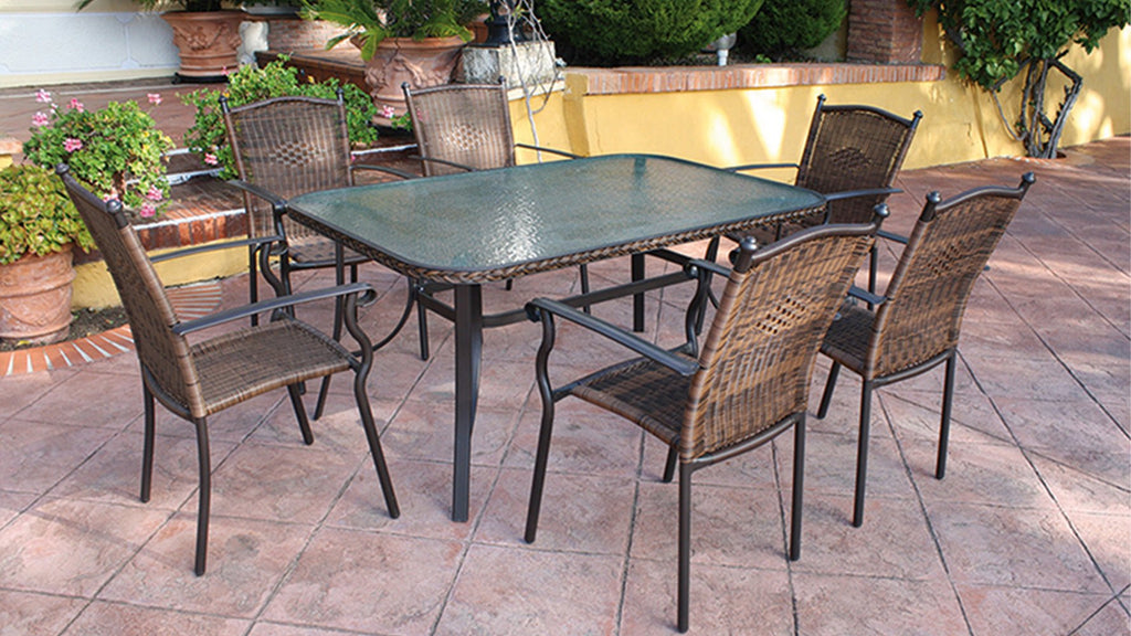 Mesa de Exterior Sisian - #pino_y_jacaranda#