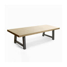 Mesa de comedor de exterior grafito y teca 300 cm Salobreña