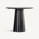 Mesa de mango y mármol Juviles negra