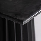 Mesa de mango y mármol Juviles negra