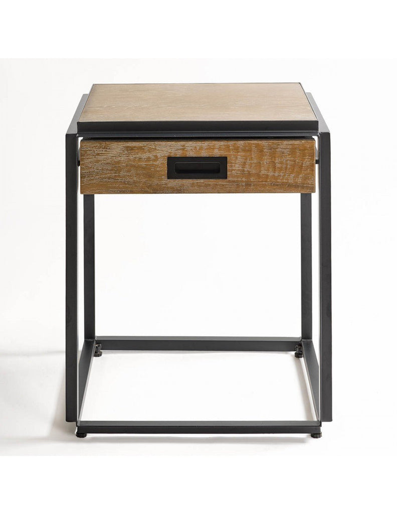 Mesa de Noche Dakota del Sur - #pino_y_jacaranda#