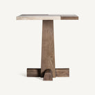 Mesa de roble y travertino Fondales