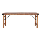 Mesa plegable de madera envejecida Thomas
