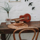 Mesa plegable de madera envejecida Thomas