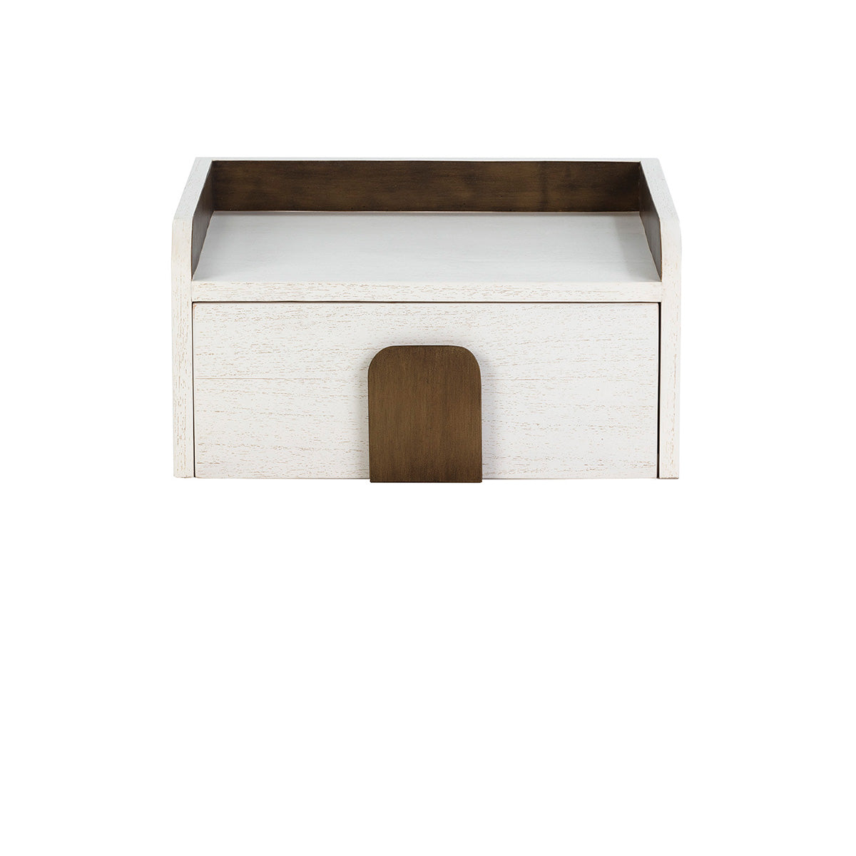 Mesita de noche de madera de cedro Biella