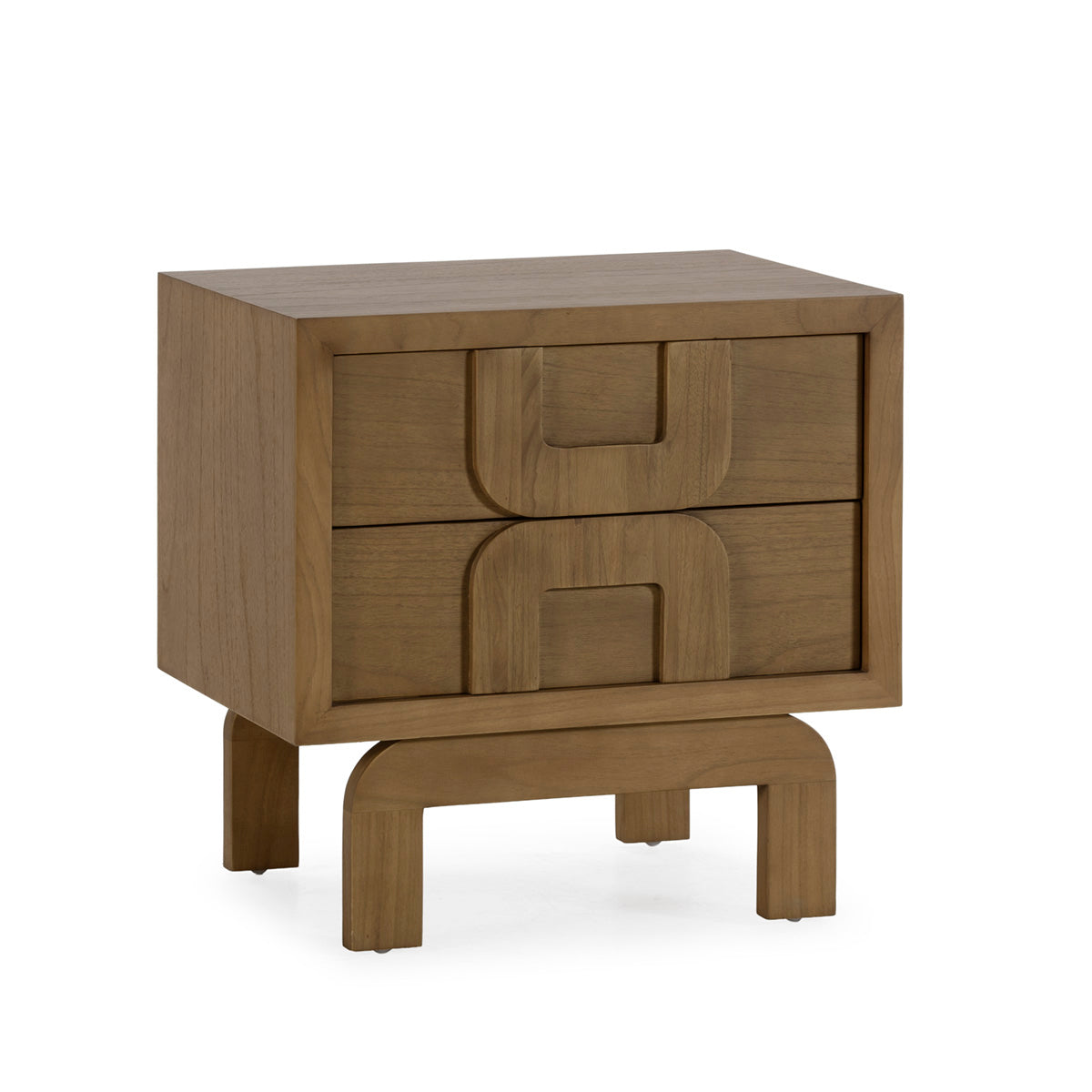Mesita de noche de madera de cedro Salou