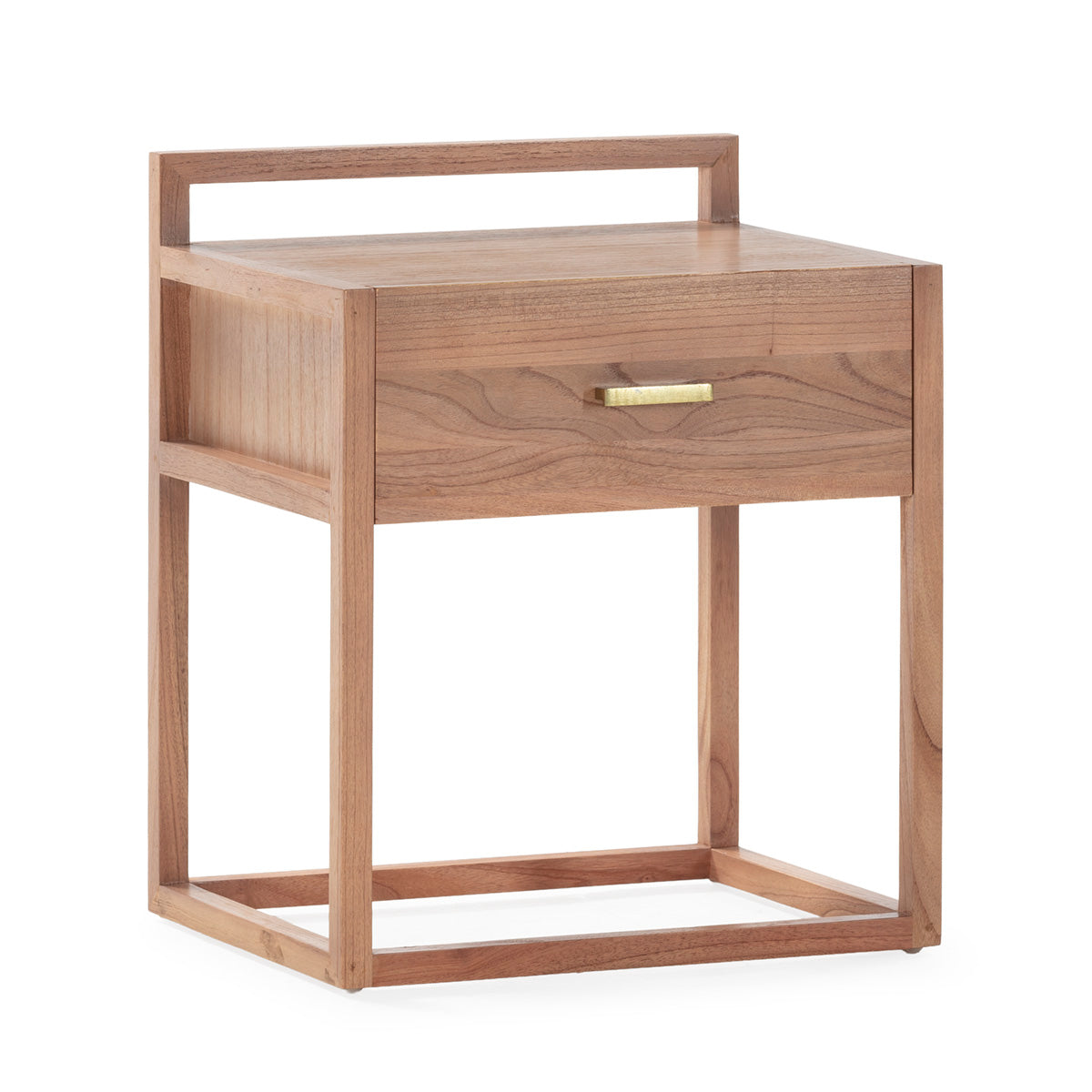 Mesita de noche de madera de cedro Valenza