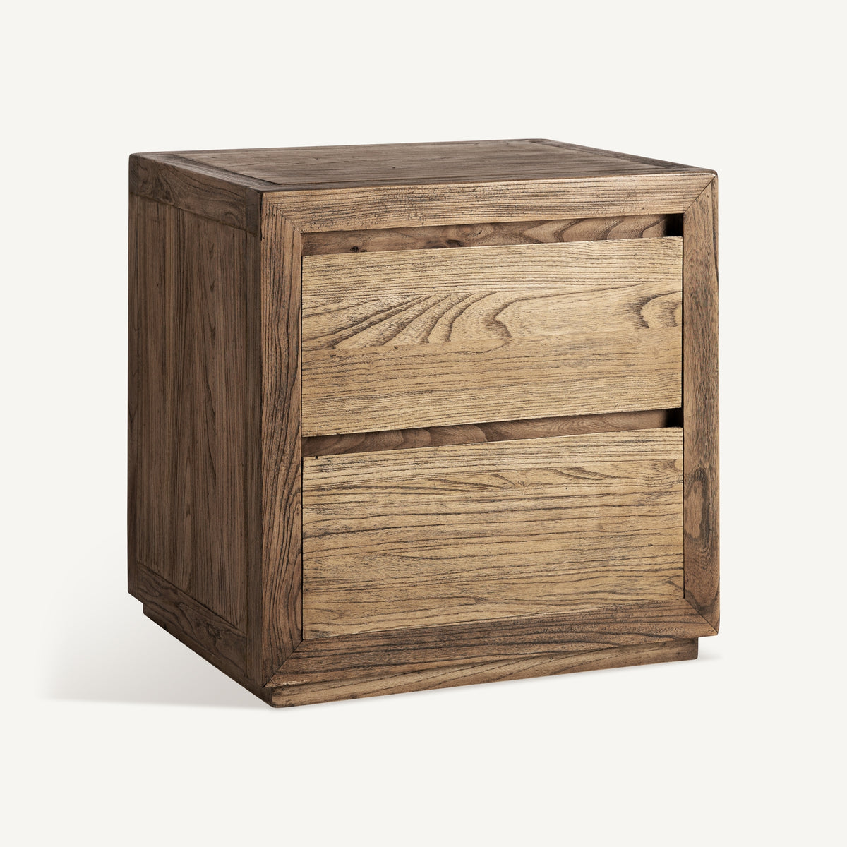 Mesita de noche de madera de olmo Aljezur