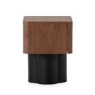 Mesita de noche de madera de olmo Portalegre
