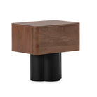 Mesita de noche de madera de olmo Portalegre