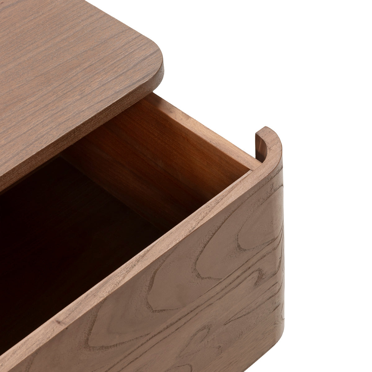 Mesita de noche de madera de olmo Portalegre