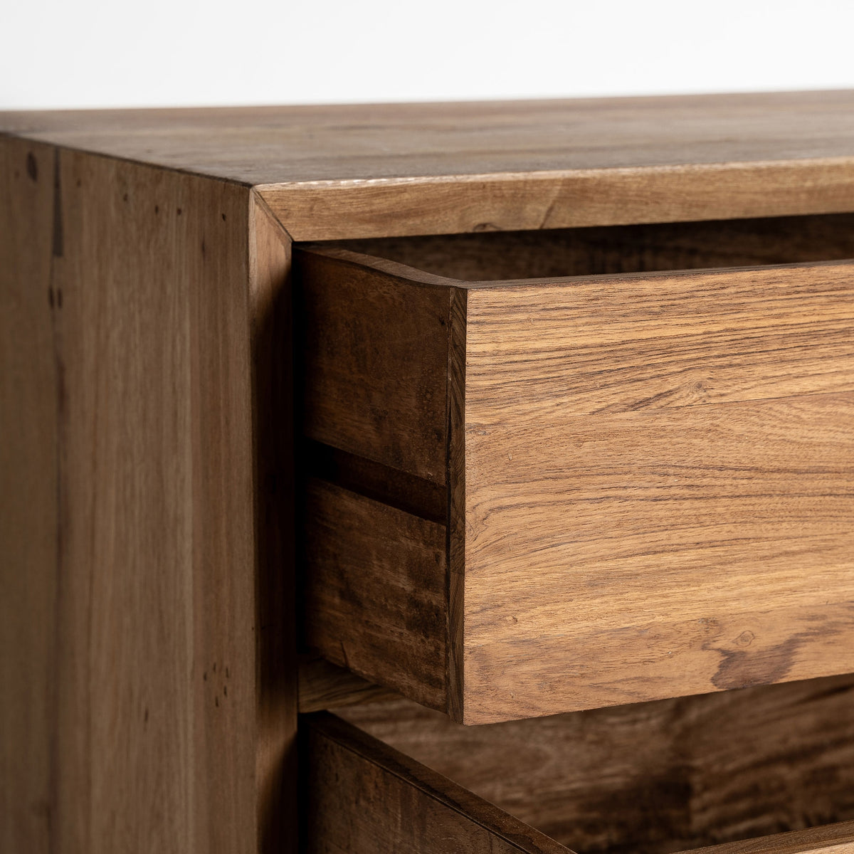 Mesita de noche de madera recuperada Zoagli