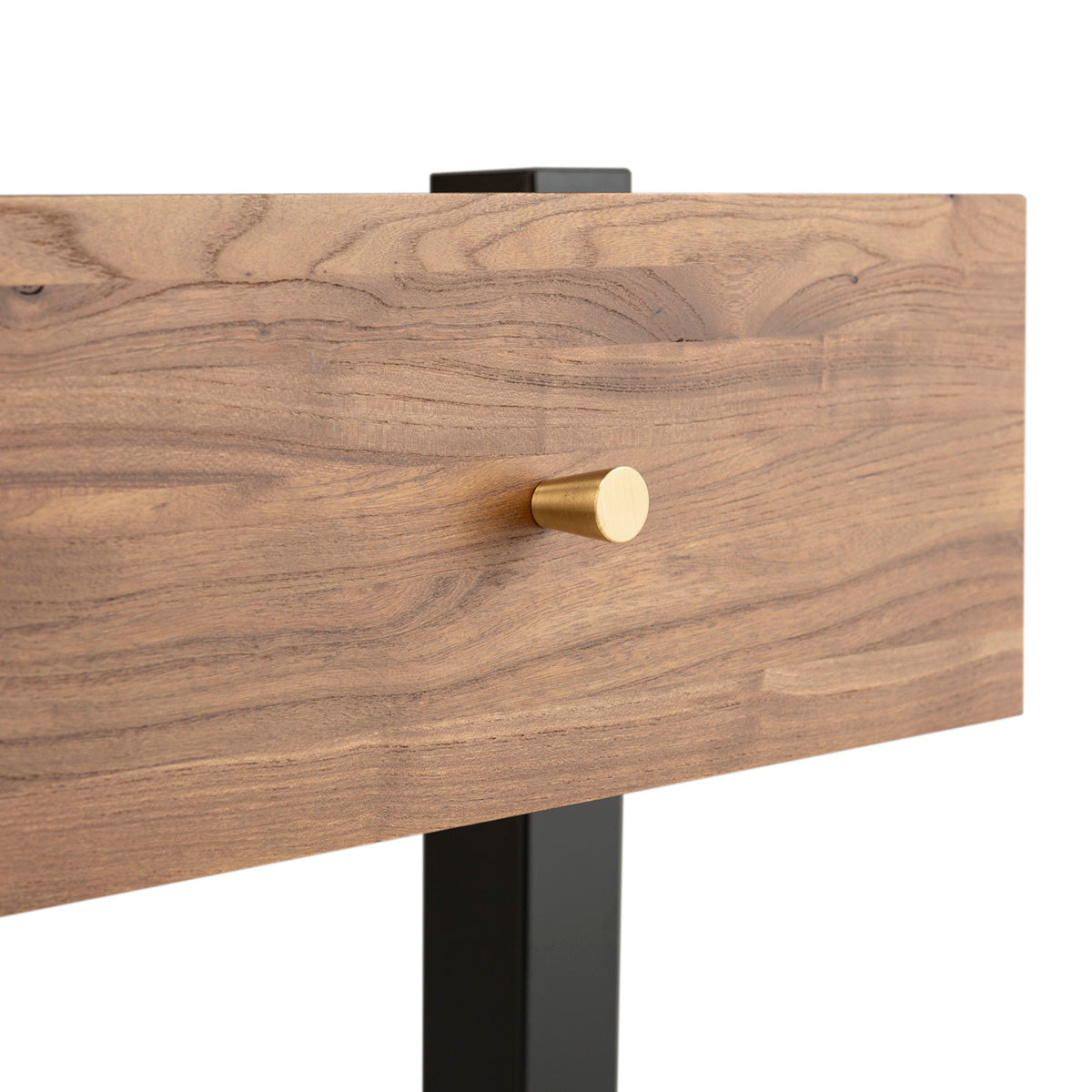 Mesita de noche de madera y metal Lastovo