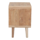 Mesita de noche de teca Ivonne