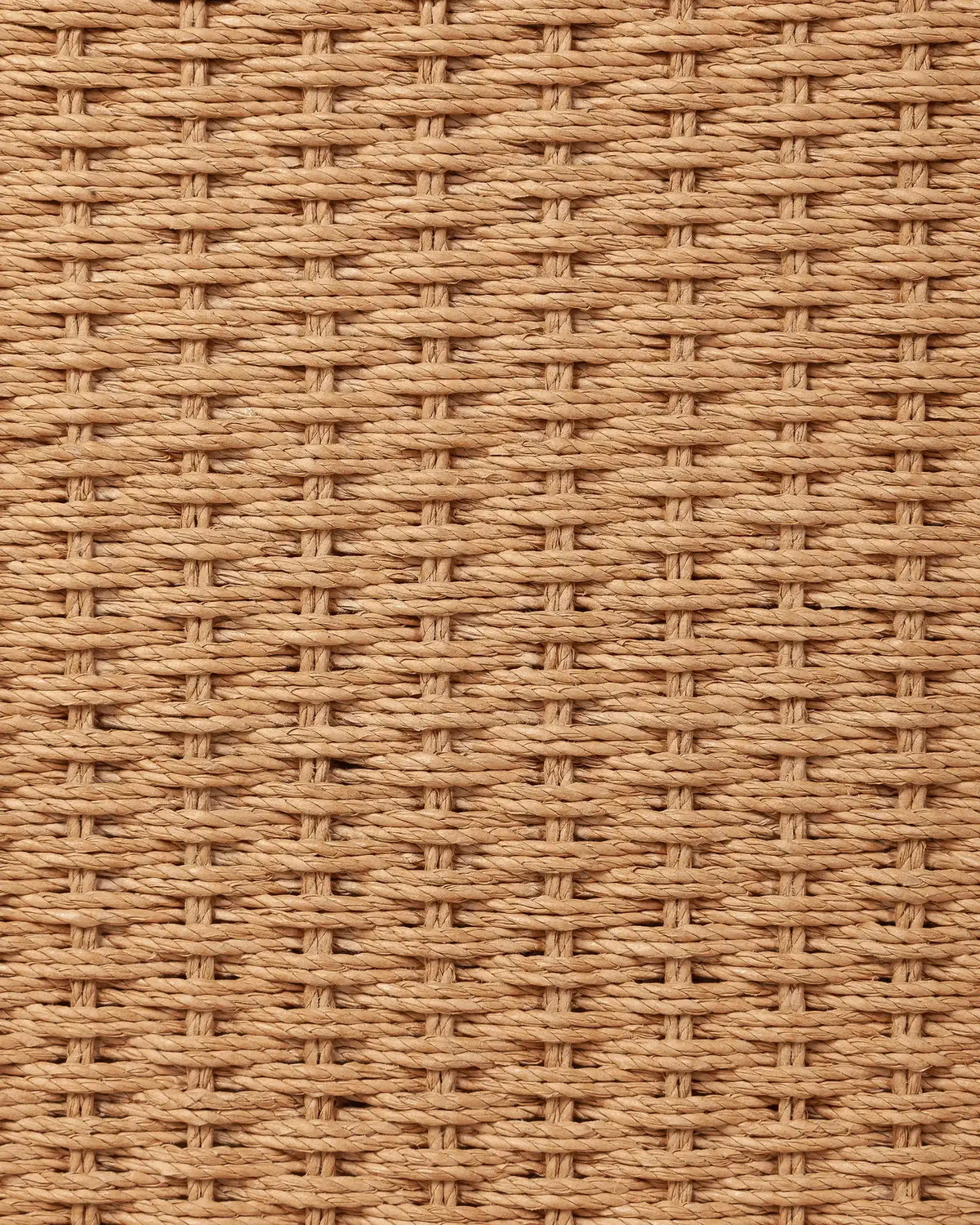 Mesita de noche de teca reciclada y cuerda de papel Tarok