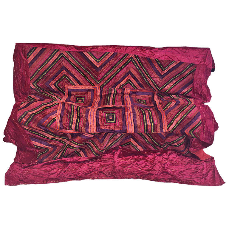 Colcha de terciopelo multicolor Junyan