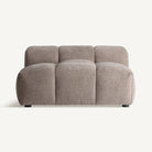 Módulo central de sofá bajo beige Raoued