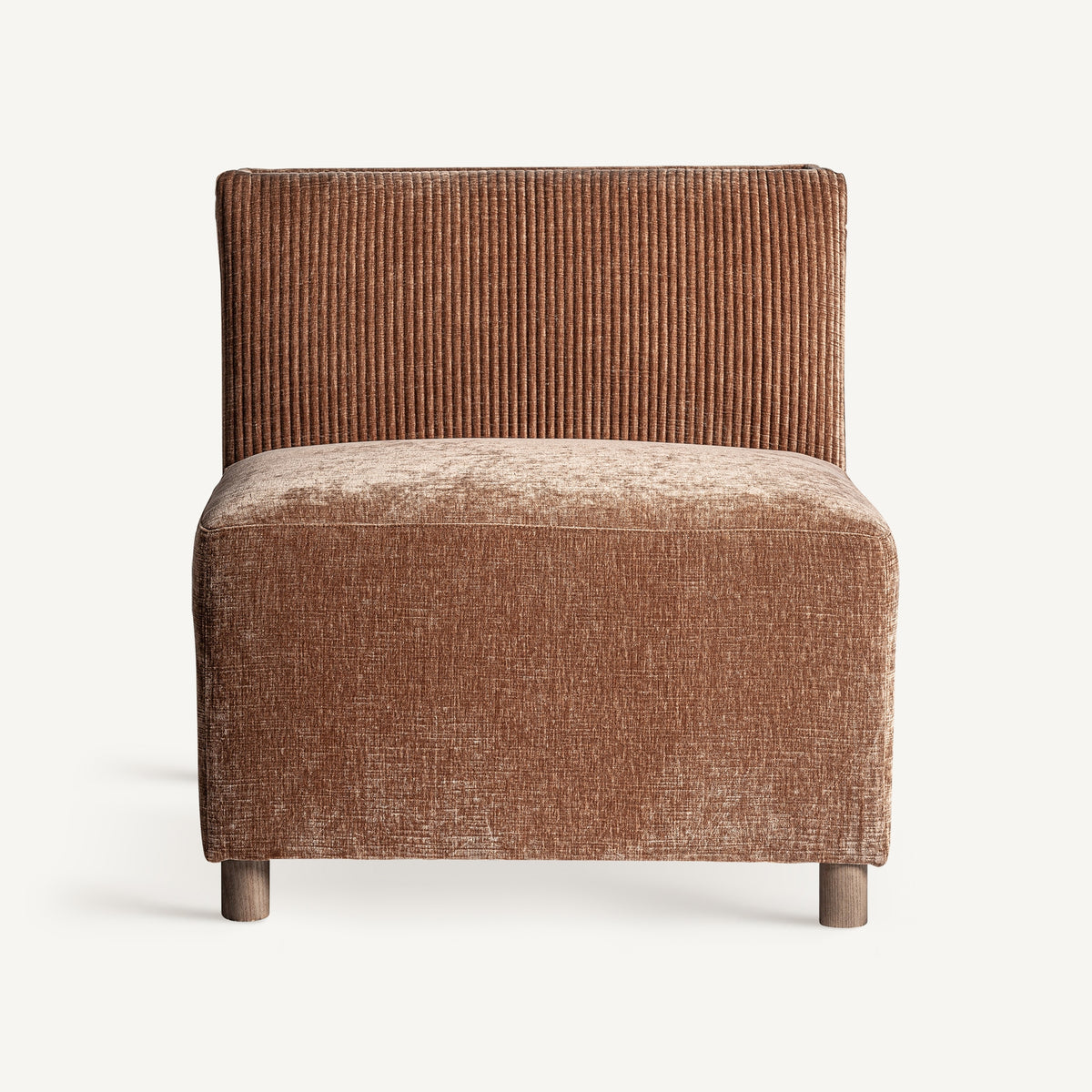 Módulo central de sofá tapizado Armona 72 cm