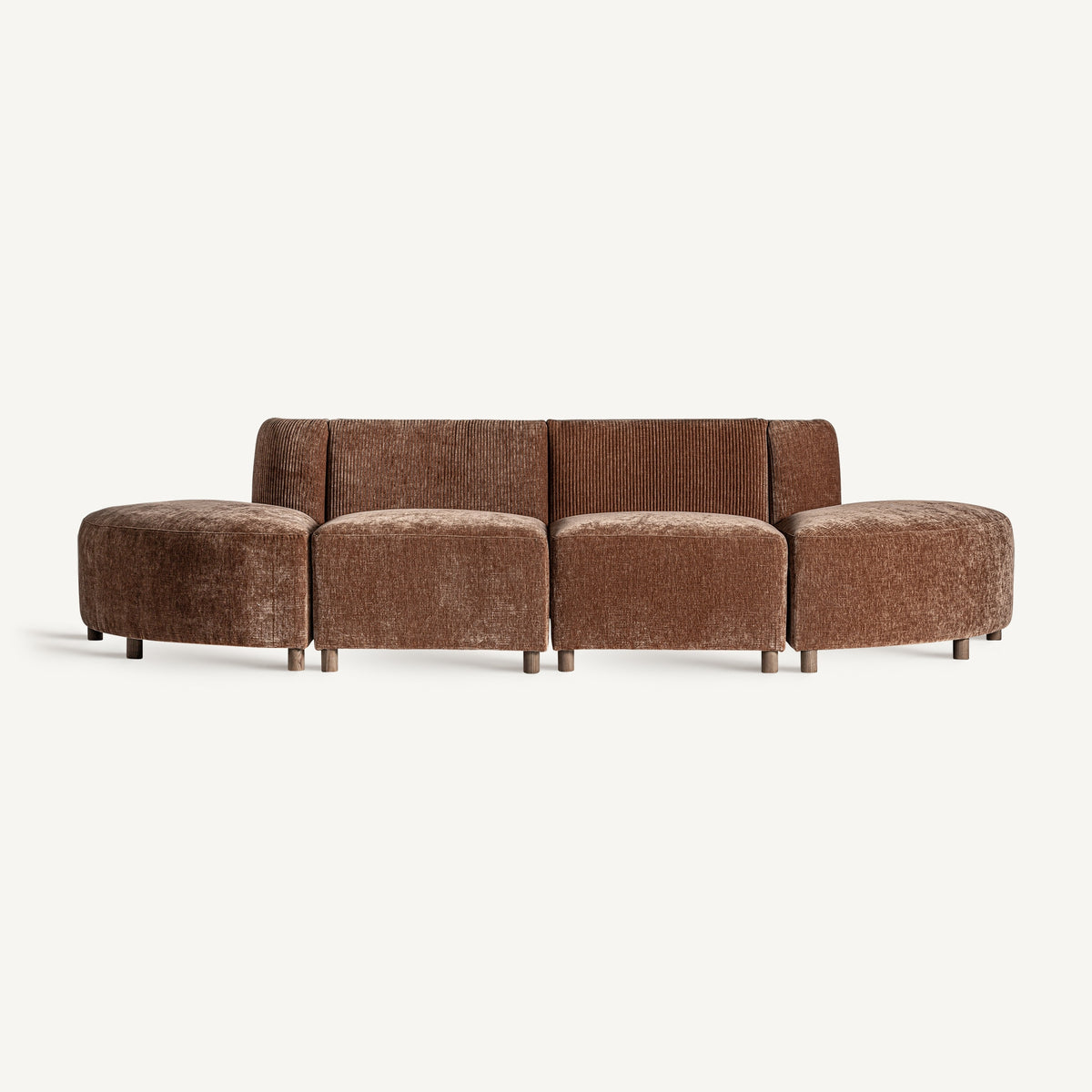 Módulo central de sofá tapizado Armona 72 cm
