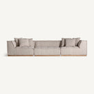 Módulo central de sofá tapizado Ferragudo beige