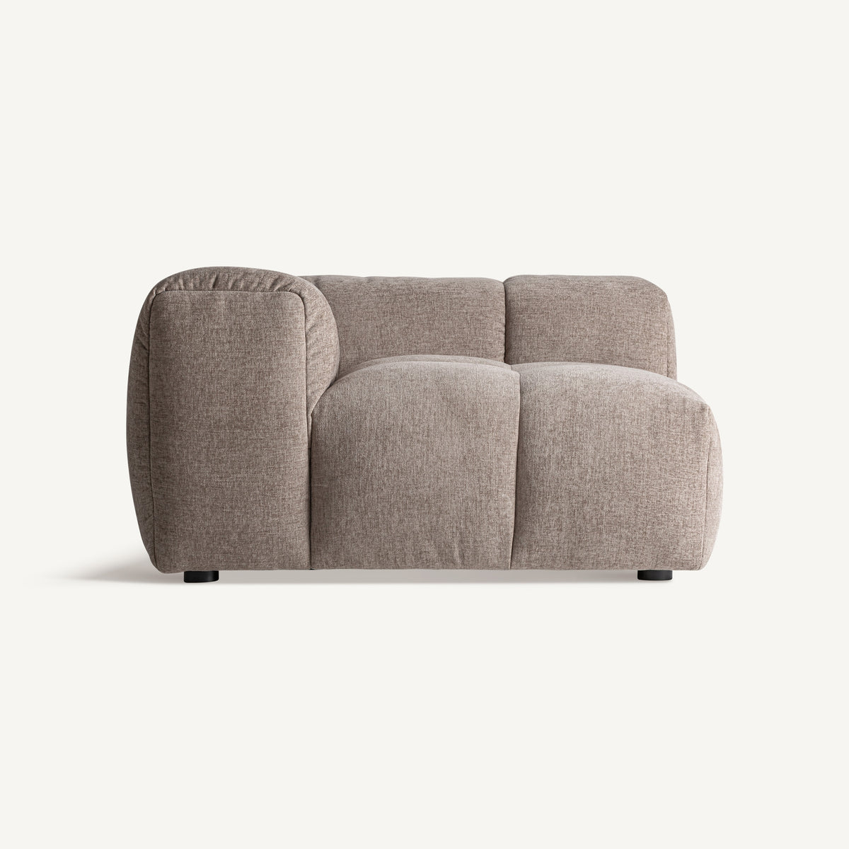 Módulo de sofá esquinero tapizado beige Korčula 115 cm