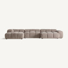 Módulo de sofá esquinero tapizado beige Korčula 115 cm