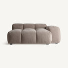 Módulo de sofá esquinero tapizado beige Korčula 155 cm