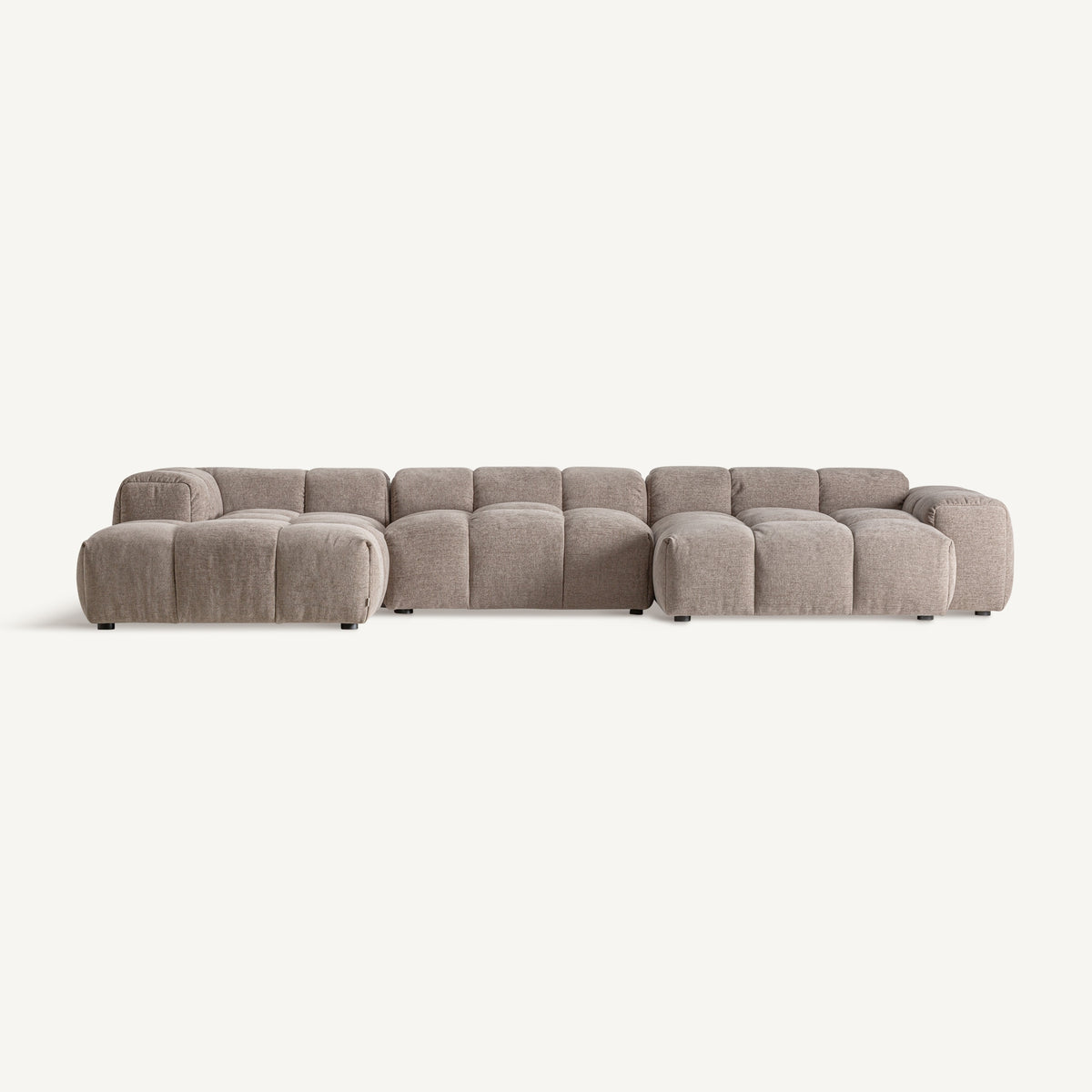 Módulo de sofá esquinero tapizado beige Korčula 155 cm