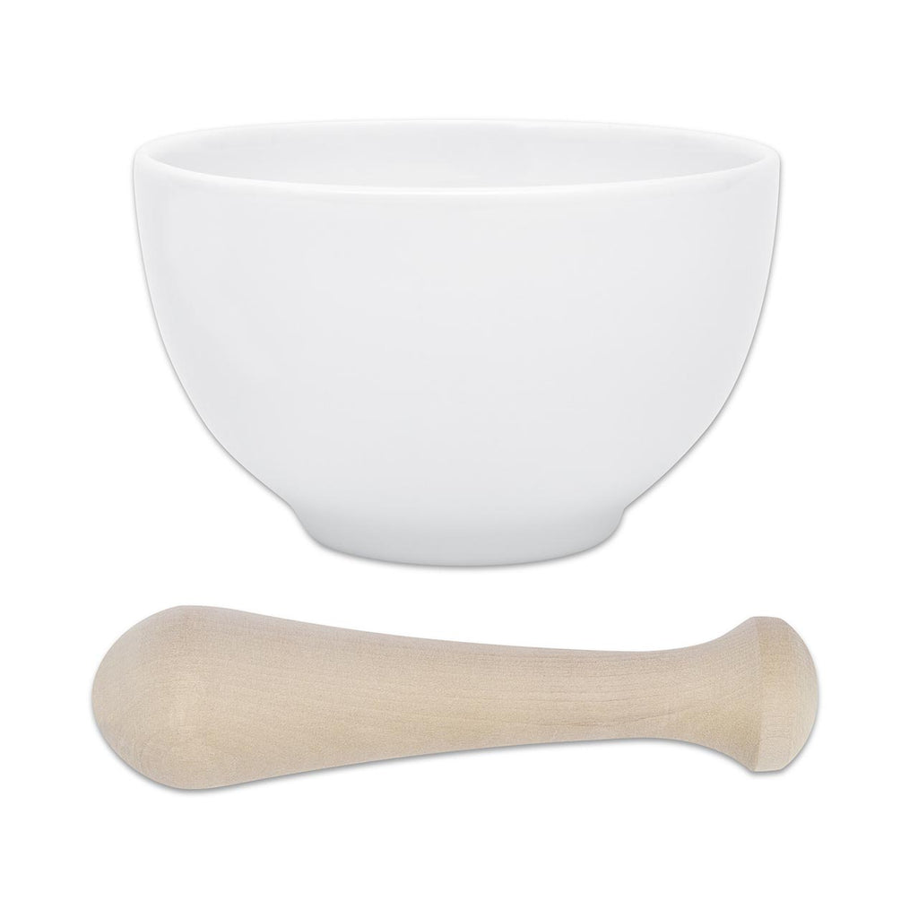 Mortero con Mano de Madera - pino_y_jacaranda