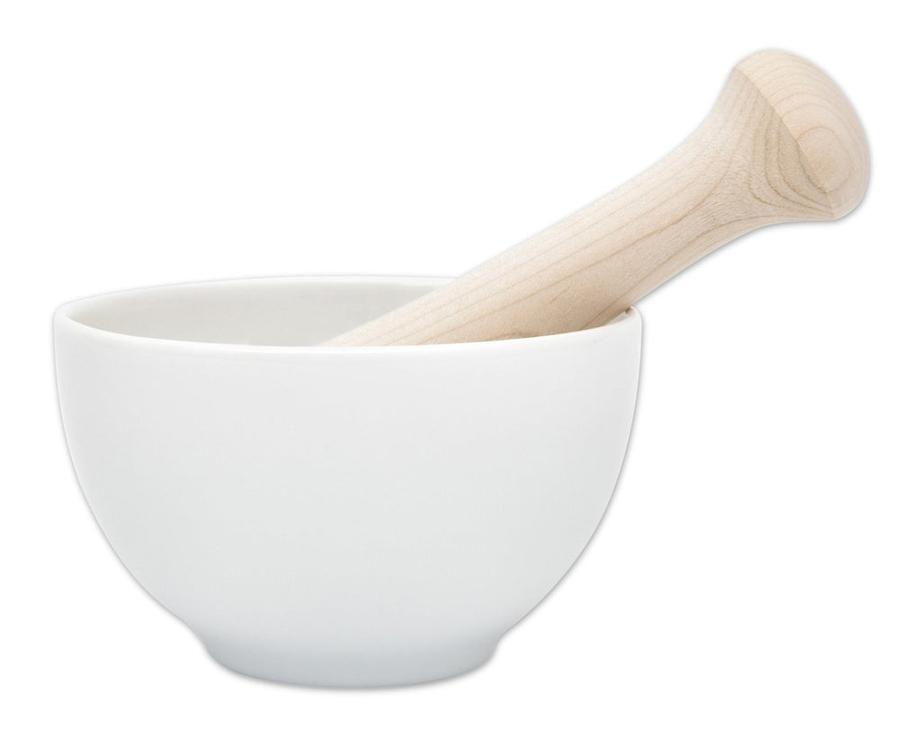 Mortero con Mano de Madera - pino_y_jacaranda