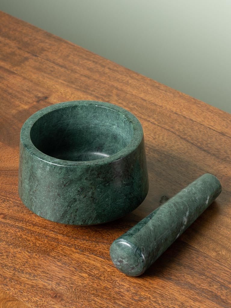 Mortero Mármol Verde - #pino_y_jacaranda#