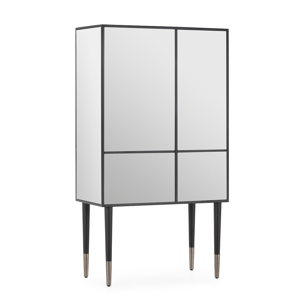 Mueble bar de DM y espejo Miramas