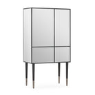 Mueble bar de DM y espejo Miramas