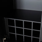 Mueble bar de DM y espejo Miramas