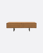 Mueble de televisión de teca reciclada y cuerda de papel Cora