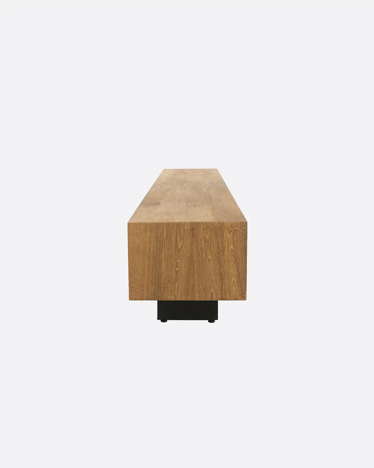 Mueble de televisión de teca reciclada y cuerda de papel Cora