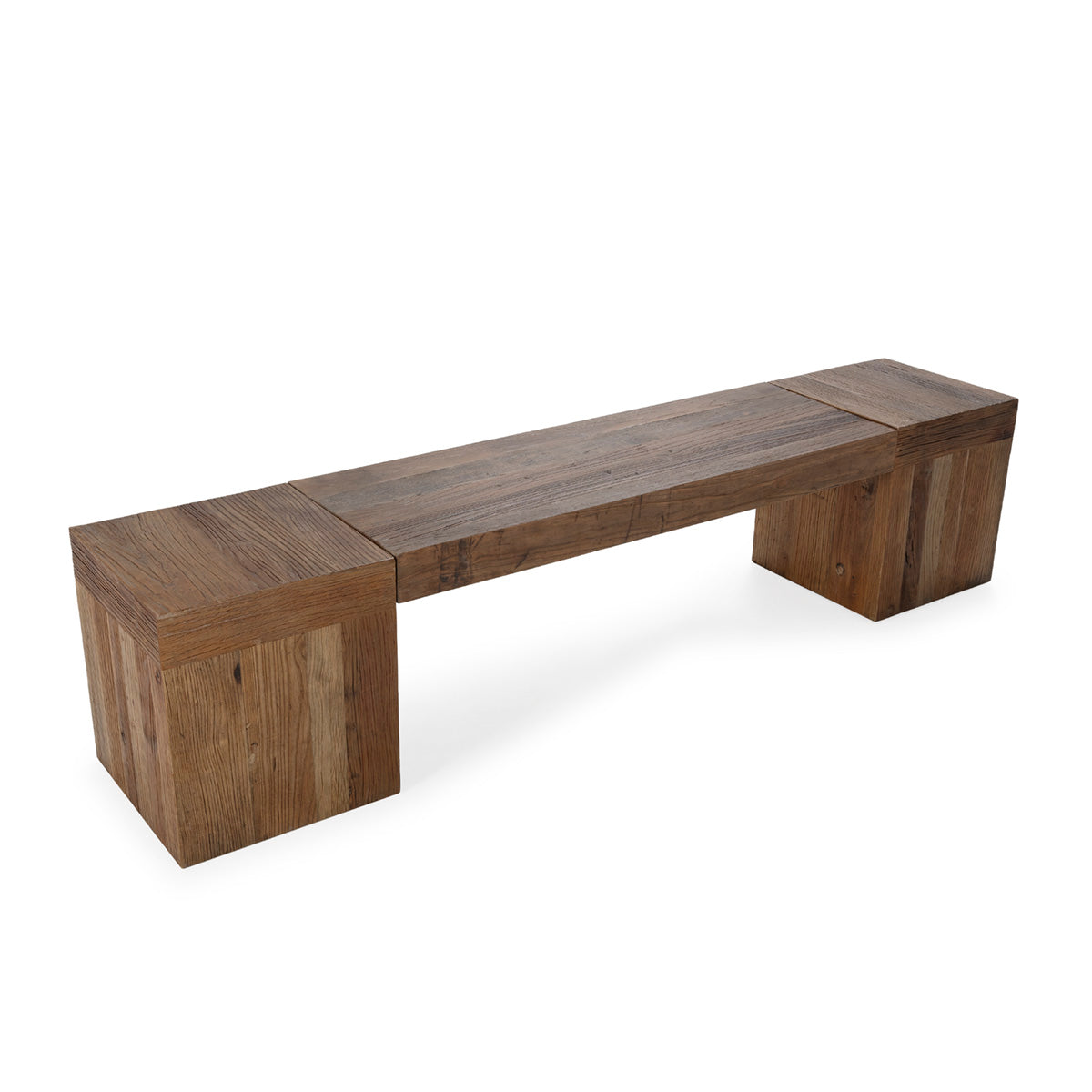 Mueble de TV de madera de olmo recuperado Benicàssim