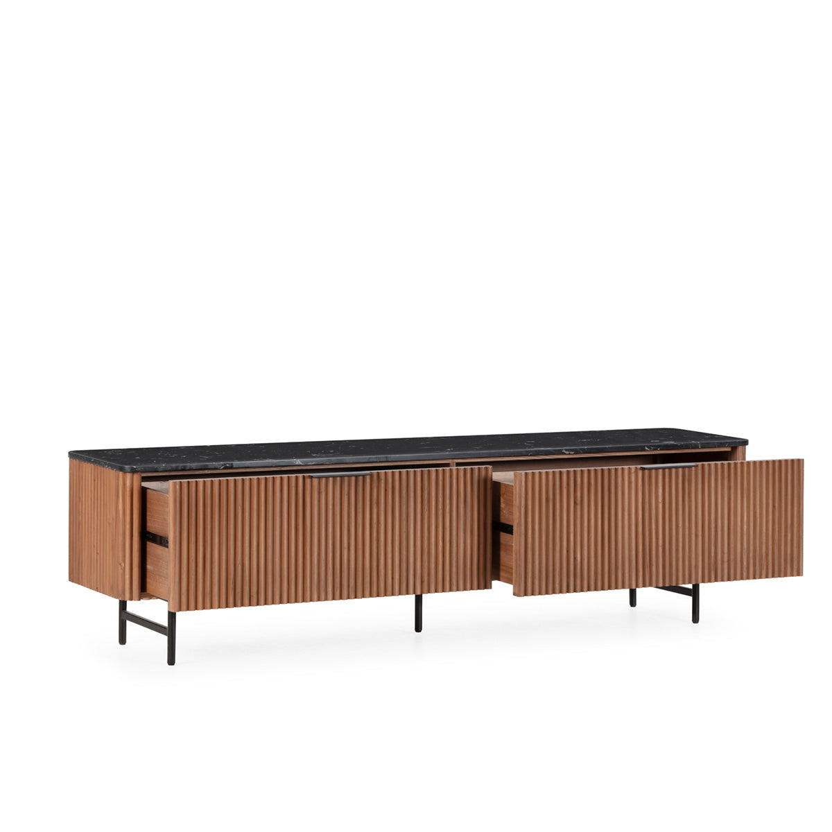 Mueble de TV de madera de olmo Torrent