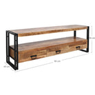Mueble de TV de madera y metal Calixta