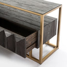 Mueble de TV de madera y metal Ponza