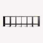 Mueble de TV de mango y mármol Palamós negro