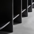 Mueble de TV de mango y mármol Palamós negro